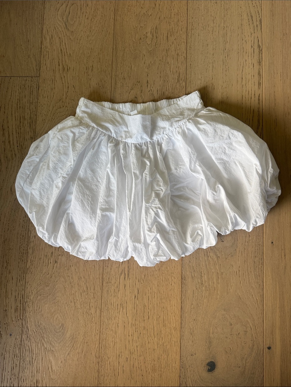 Zella White Bubble Skirt for Girls